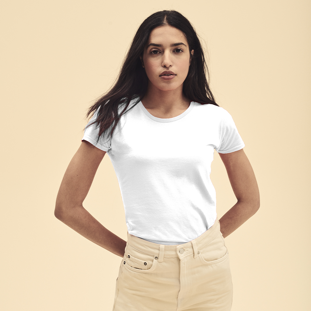 Frauen Weiß T-Shirt Iconic