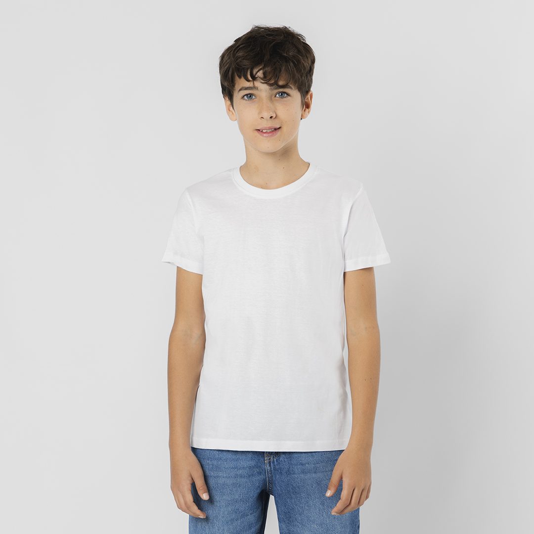 Kinder Weiß T-Shirt Seiyo
