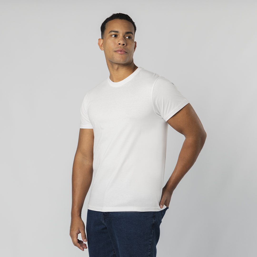 Erwachsene Weiß T-Shirt Perkins