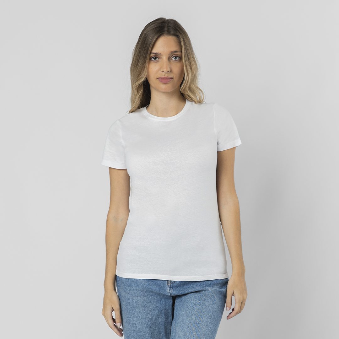 Erwachsene Frauen Weiß T-Shirt Epika