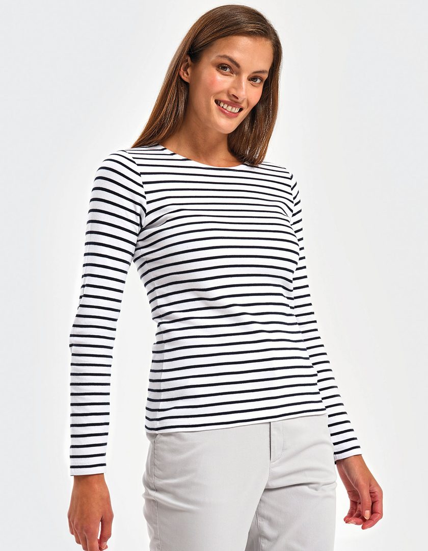 Asquith & Fox Women´s Marinière Coastal Long Sleeve Tee