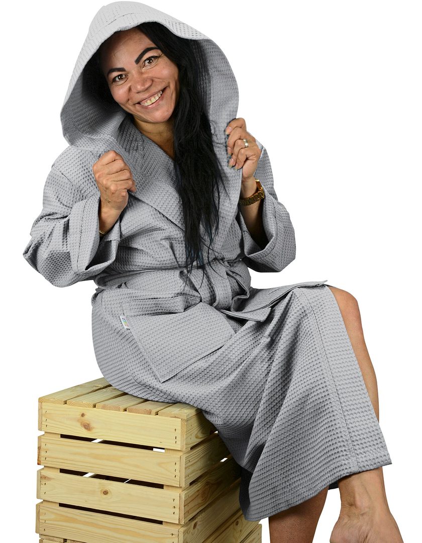 ARTG Robezz® Waffle Bathrobe With Hood