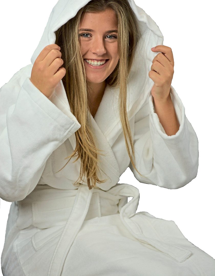 ARTG DeLuxe Velour Bathrobe with hood