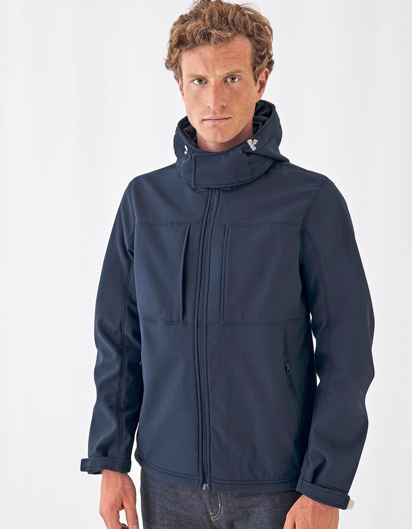 B&C COLLECTION Men´s Hooded Softshell