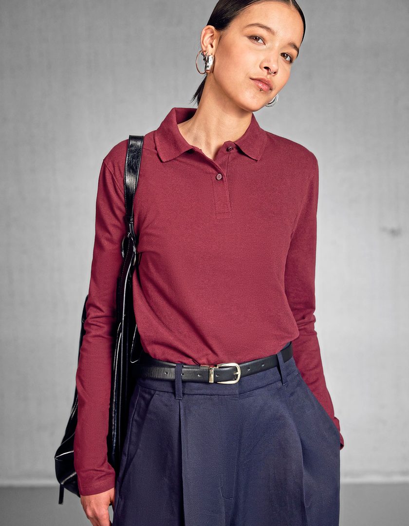 B&C BE INSPIRED My Polo 180 Long Sleeve /Women