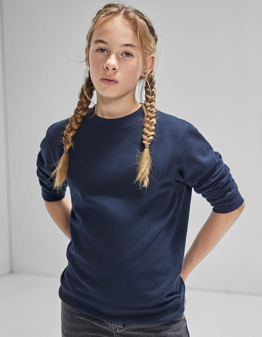 B&C BE INSPIRED Kids ID.332 Crew Sweatshirt