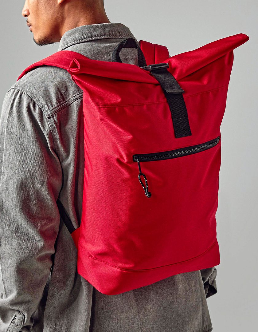 BagBase Recycled Roll-Top Backpack