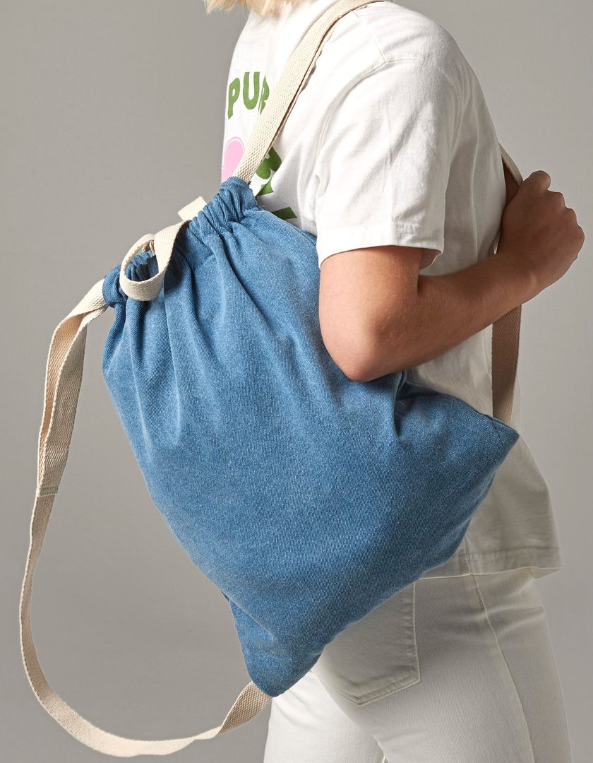BagBase Denim Gymsac