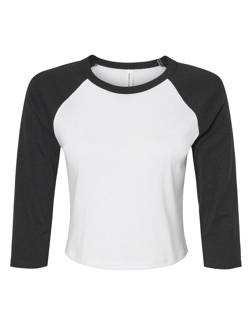 Bella+Canvas Women´s Micro Rib 3/4 Raglan Baby Tee