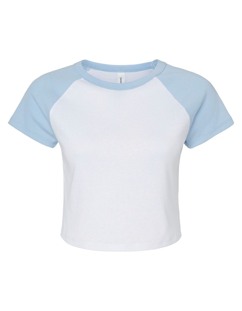 Bella+Canvas Women´s Micro Rib Raglan Baby Tee