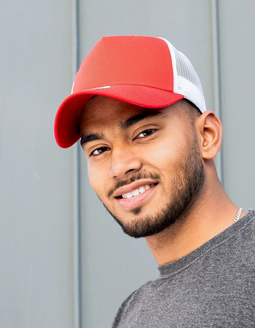 Brain Waves 5-Panel Trucker Cap Recycled
