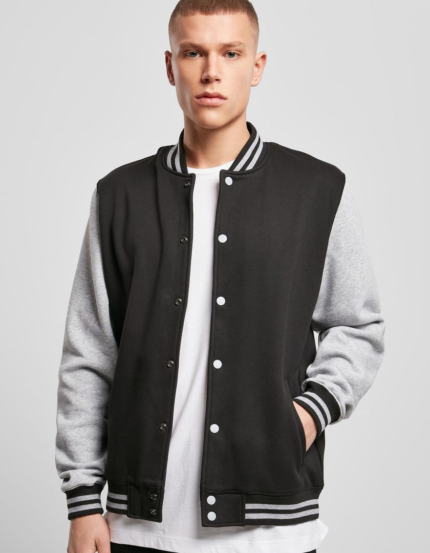 Build Your Brand Sweat College Jacket