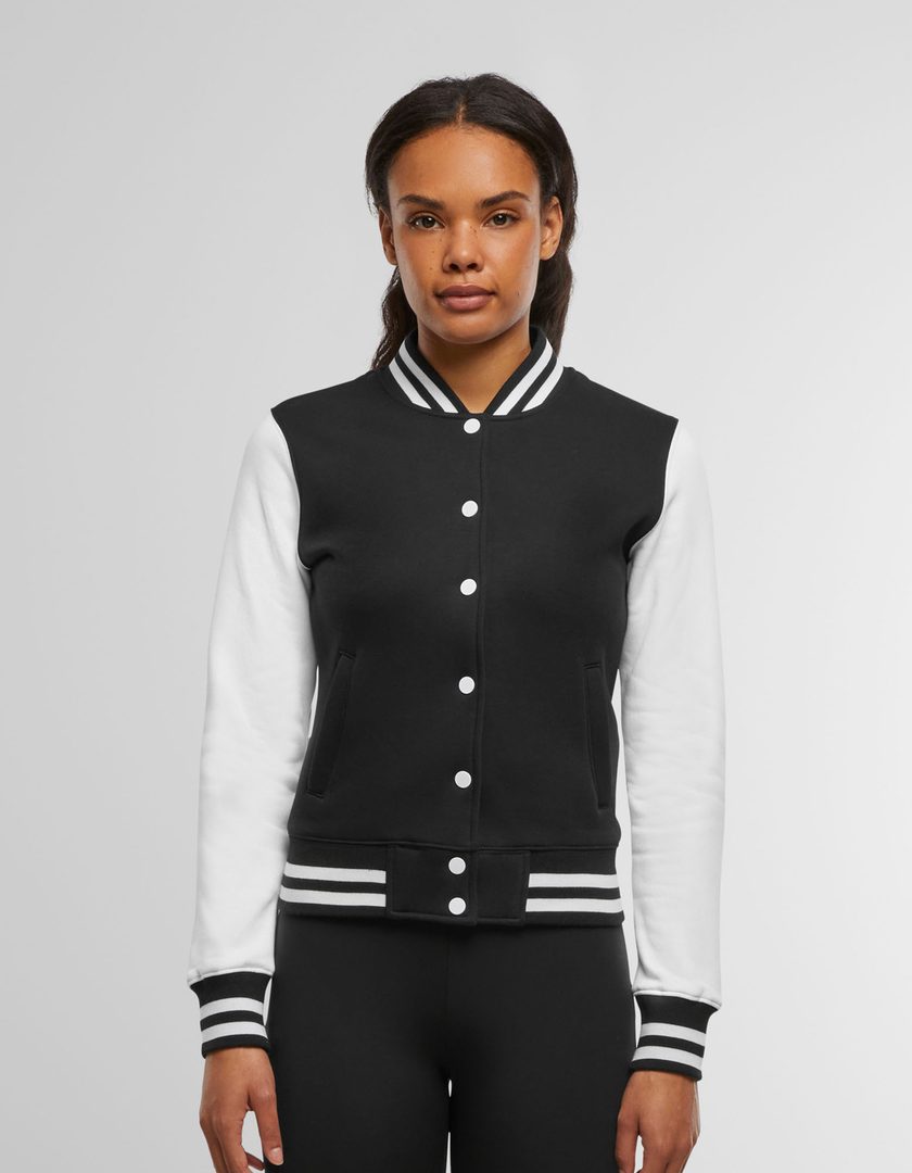 Build Your Brand Ladies´ Sweat College Jacket