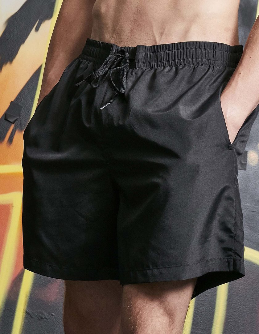 Build Your Brand Recycled Swim Shorts