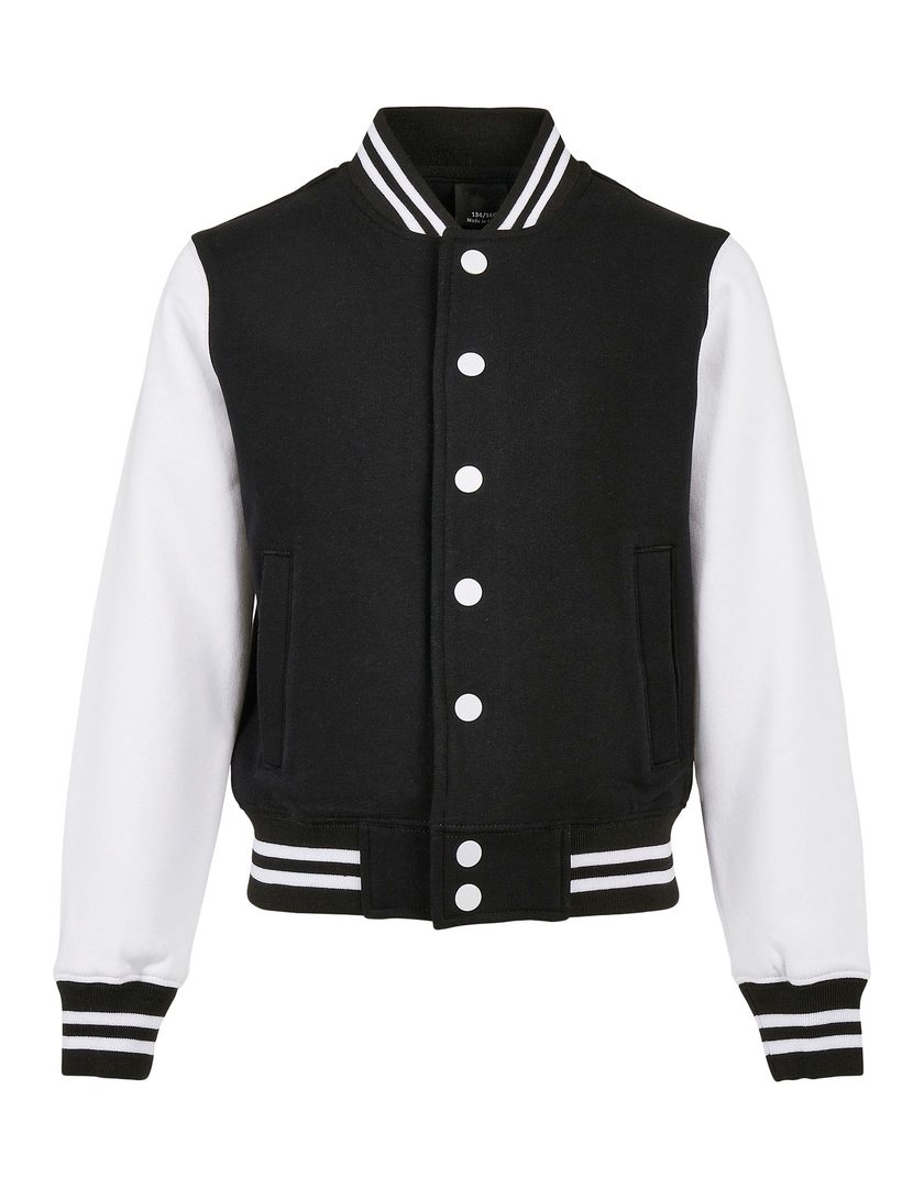 Build Your Brand Kids´ Organic Sweat College Jacket