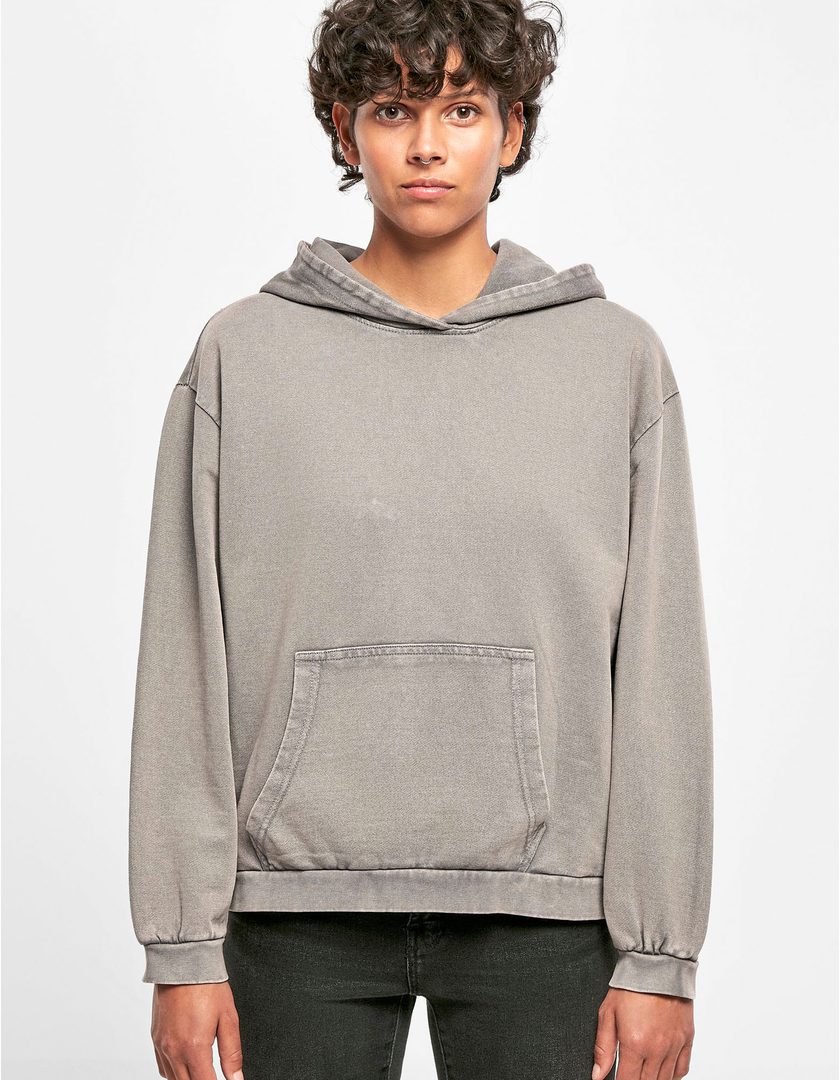 Build Your Brand Ladies´ Acid Washed Oversize Hoody