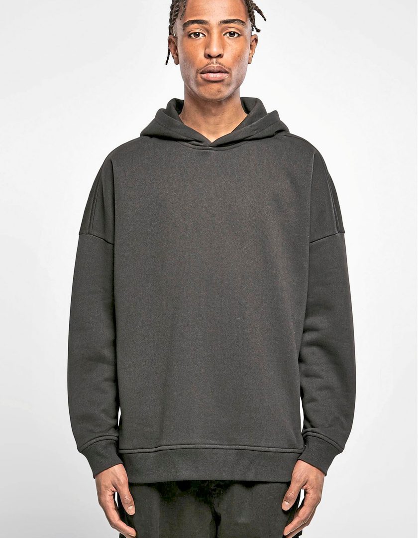 Build Your Brand Oversized Cut On Sleeve Hoody