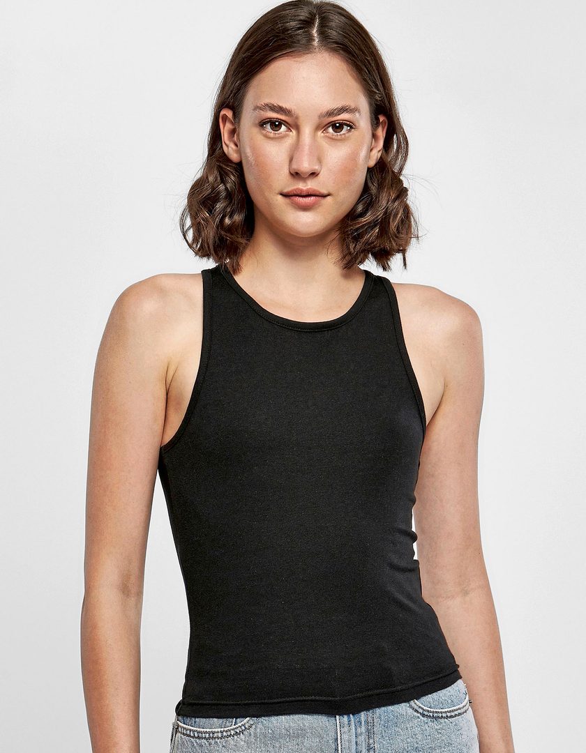Build Your Brand Ladies Racer Back Top
