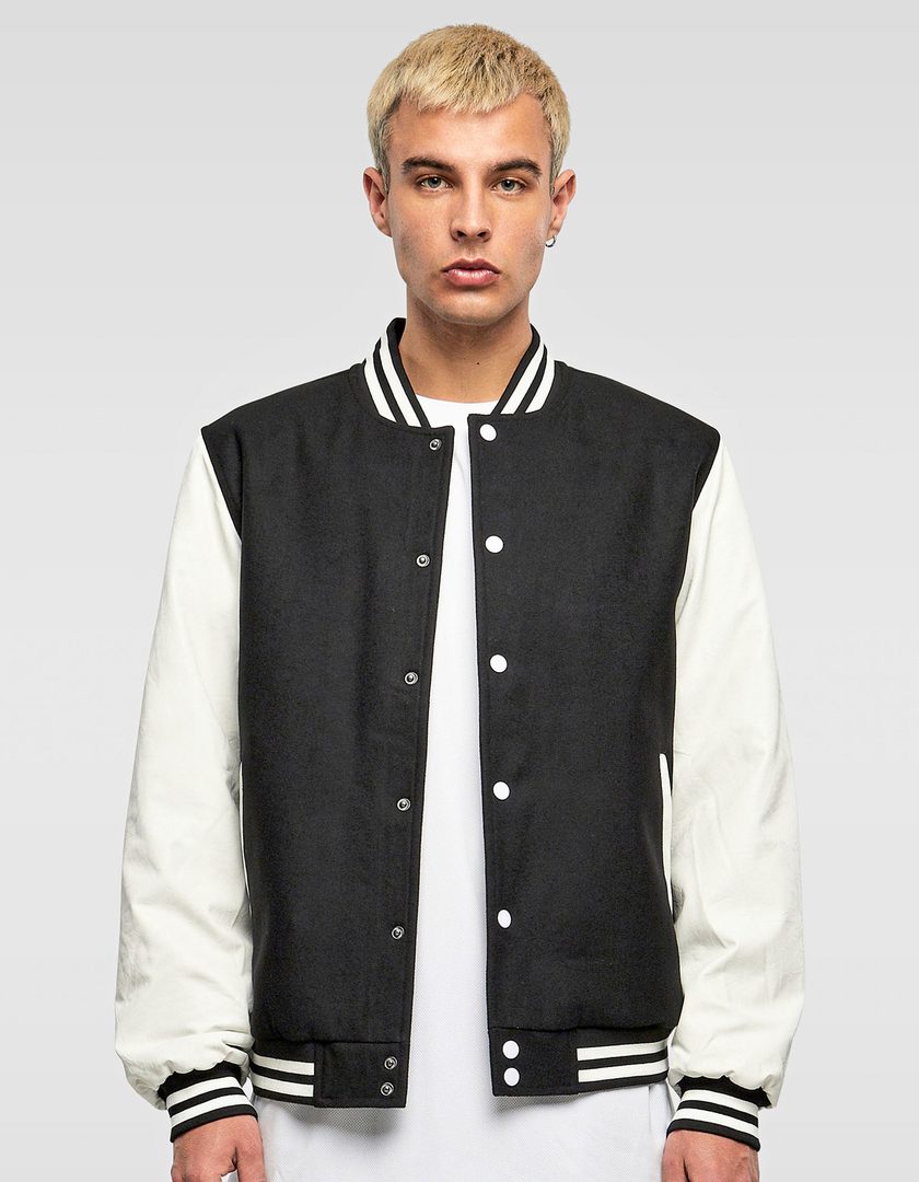 Build Your Brand Oldschool College Jacket