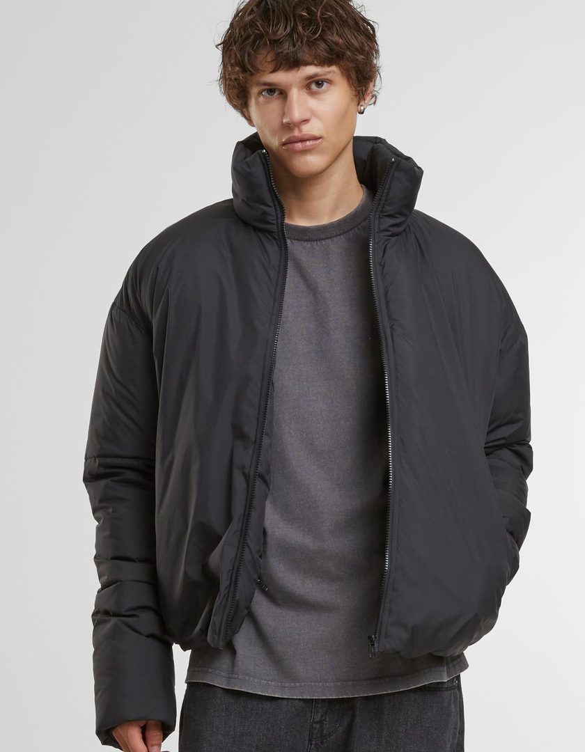 Build Your Brand Oversized Puffer Jacket
