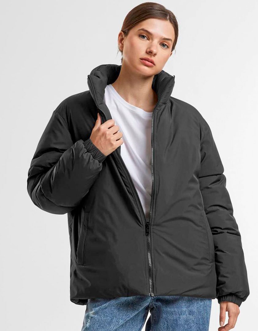 Build Your Brand Ladies Loose Puffer Jacket