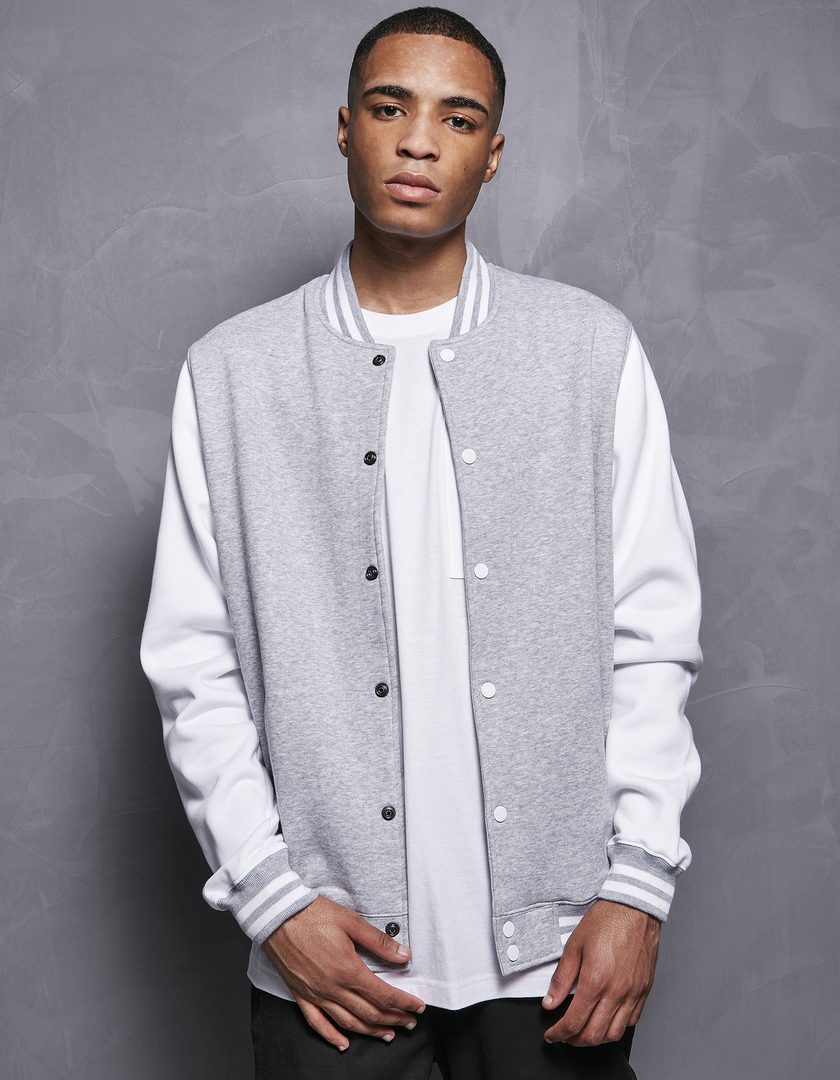 Build Your Brand Basic Basic College Jacket