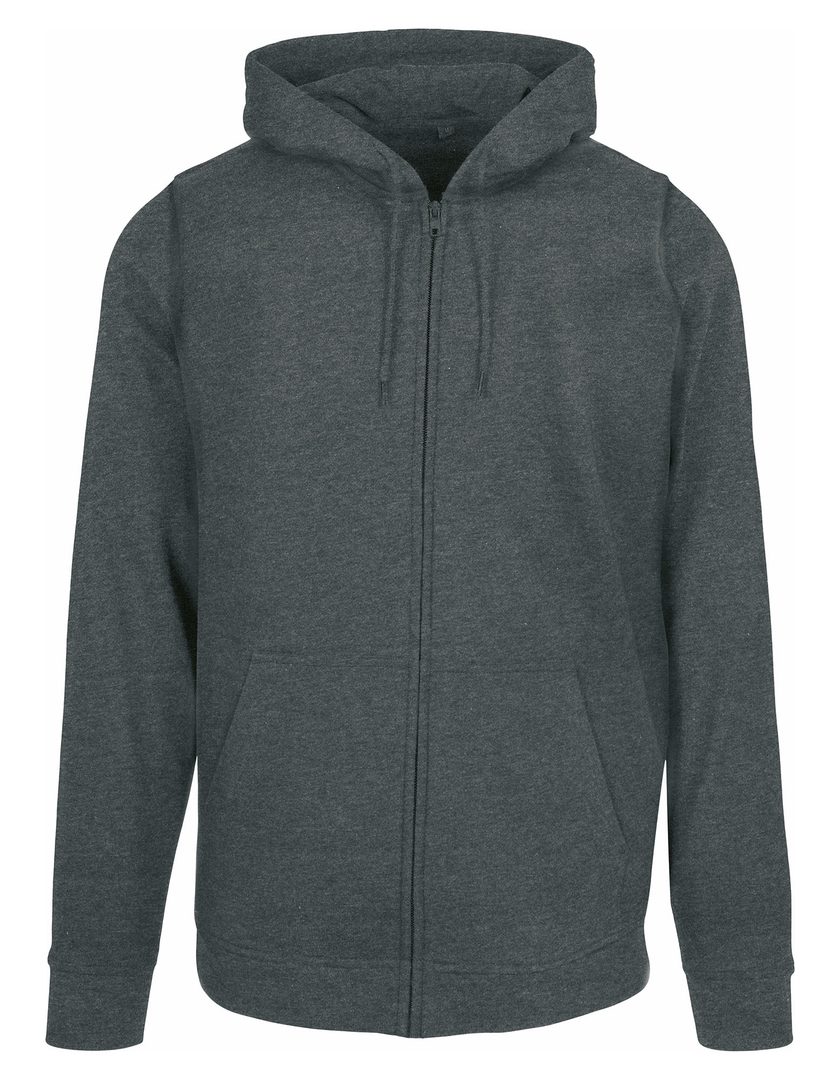 Build Your Brand Basic Basic Zip Hoody