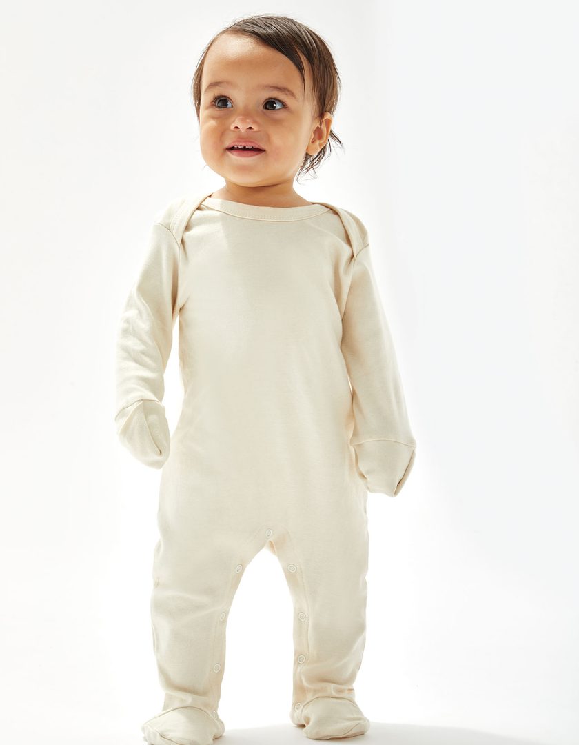 Babybugz Baby Sleepsuit With Scratch Mitts