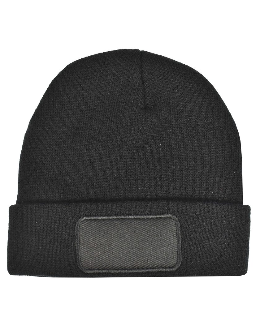L-merch rPET Beanie mit Label