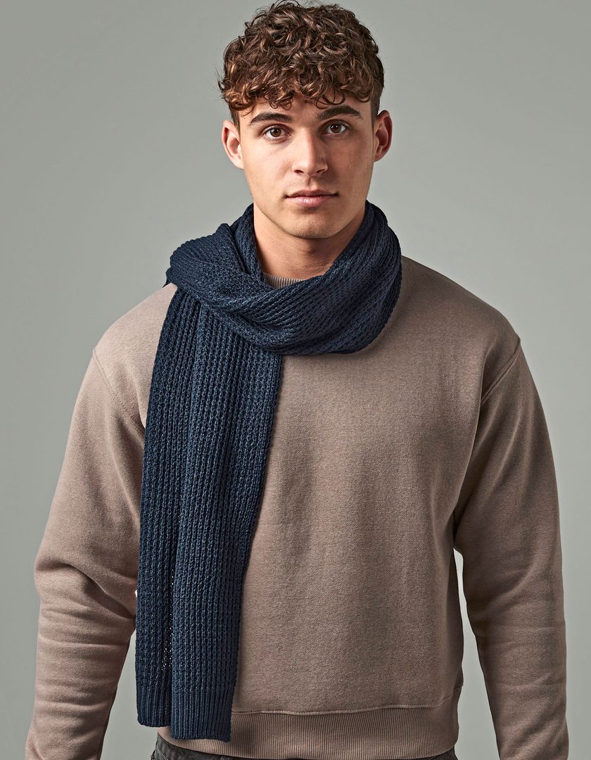 Beechfield Classic Waffle Knit Scarf