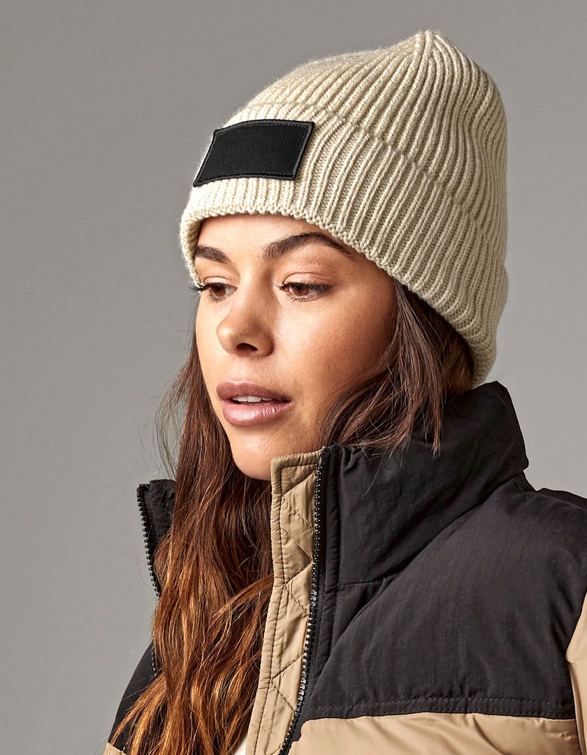 Beechfield Fashion Patch Beanie