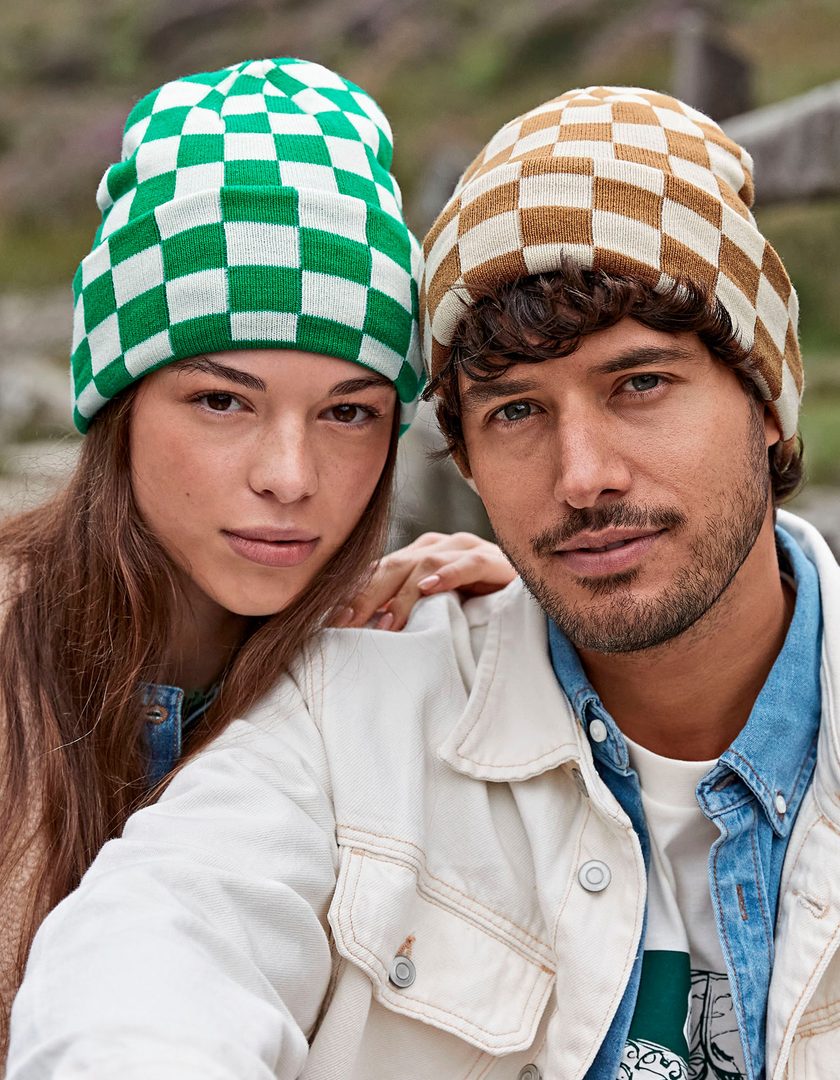 Beechfield Checkerboard Beanie