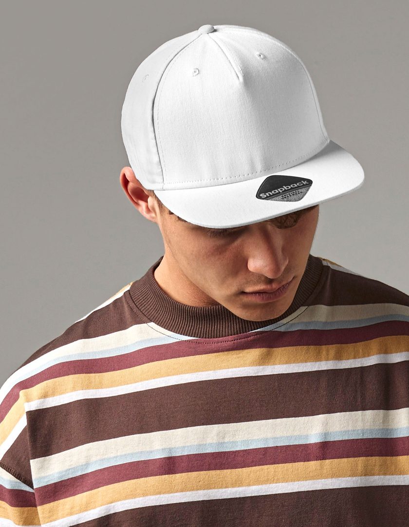Beechfield 5 Panel Snapback Rapper Cap