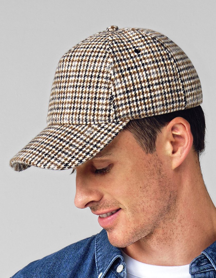 Beechfield Wool Blend Check Cap