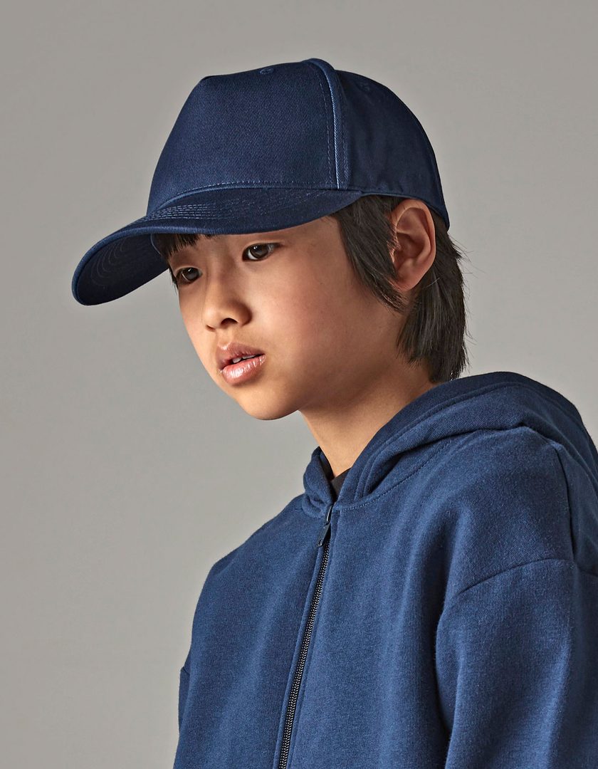 Beechfield Junior Organic Cotton 5 Panel Cap