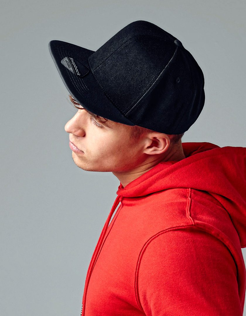Beechfield Original Flat Peak 6 Panel Snapback Cap