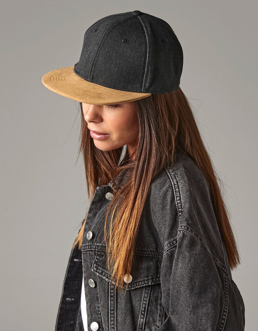Beechfield Suede Peak Snapback