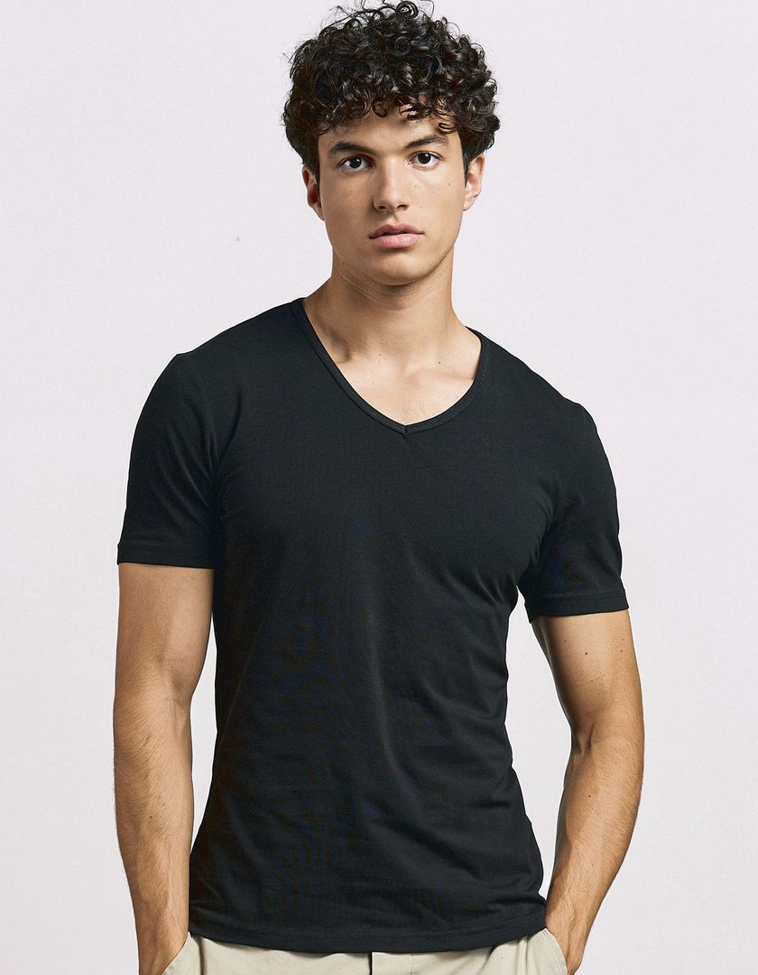 Promodoro Men´s Slim Fit V-Neck-T