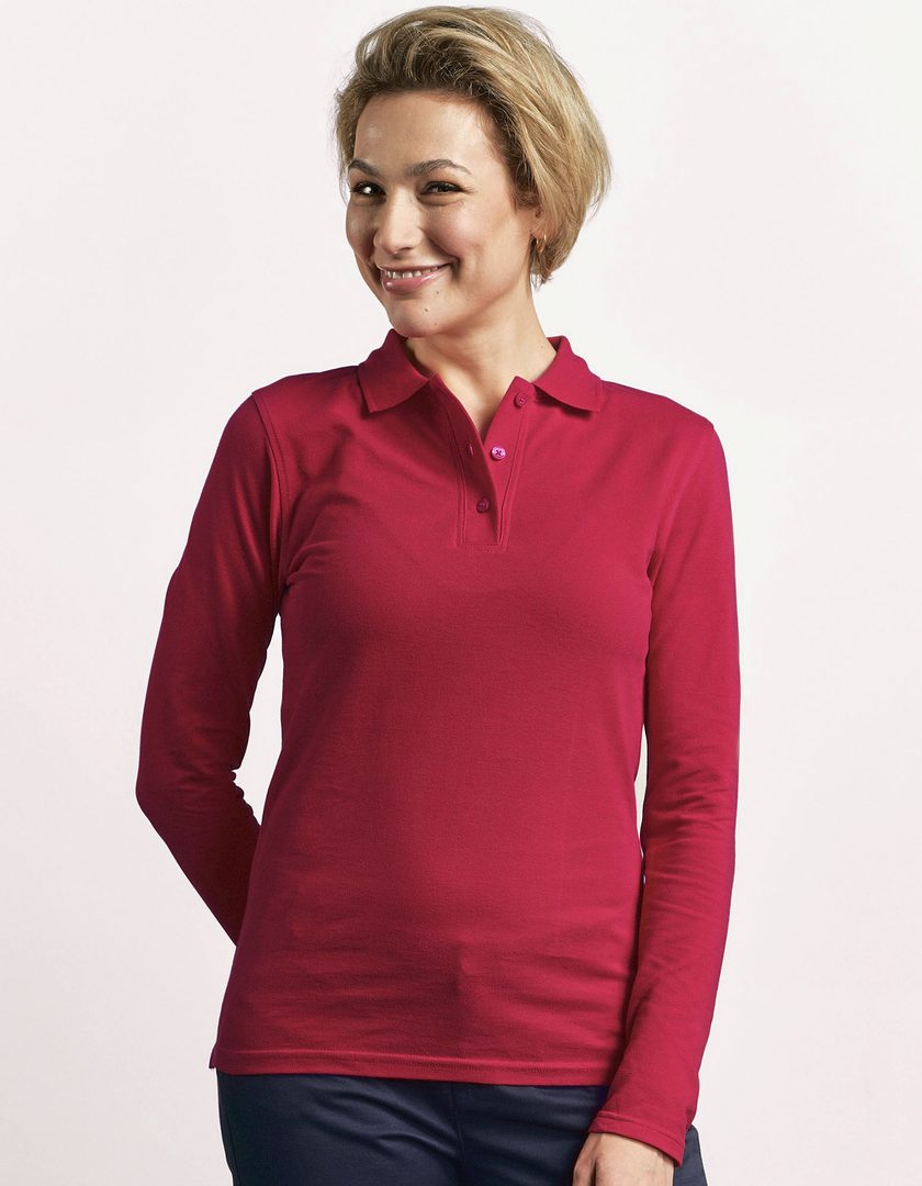 Promodoro Women´s Heavy Polo Long Sleeve