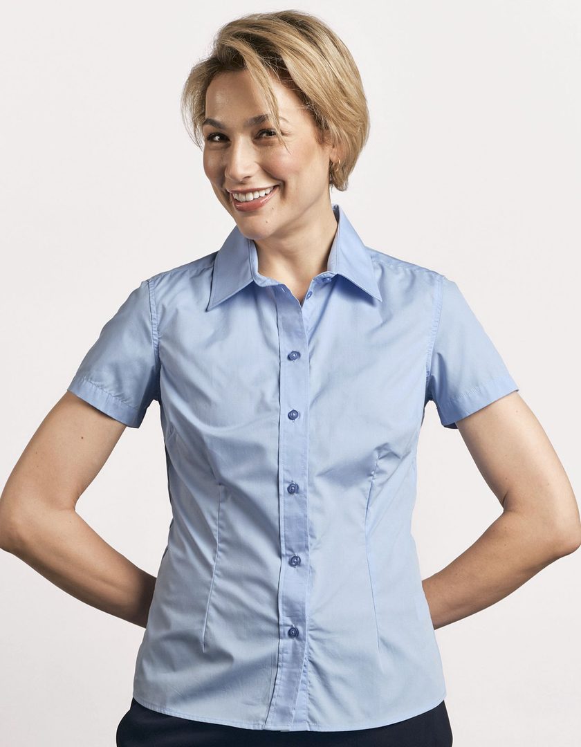 Promodoro Women´s Poplin Shirt Short Sleeve