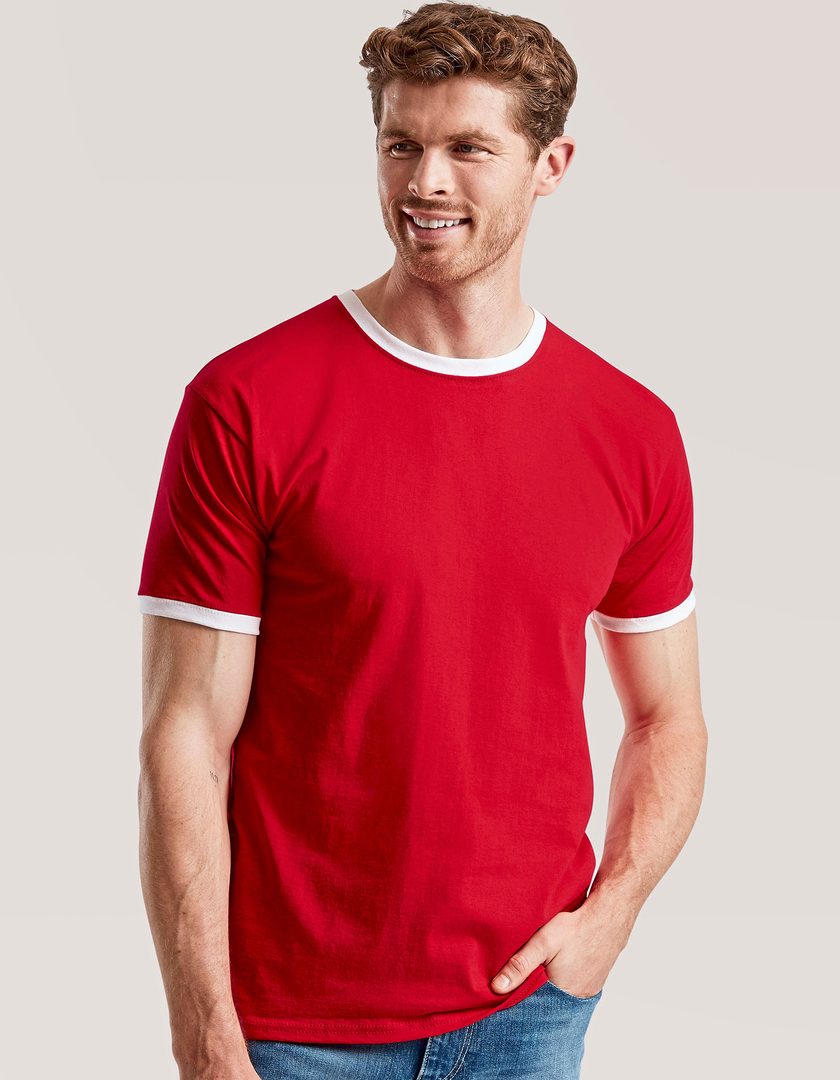 Fruit of the Loom Valueweight Ringer Tee