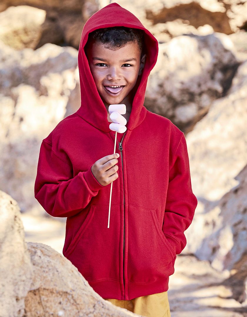 Fruit of the Loom Kids´ Classic Hooded Sweat Jacket