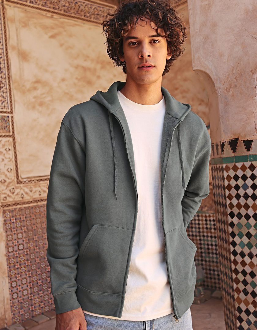 Fruit of the Loom Iconic Premium Hooded Sweat Jacket