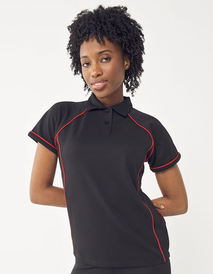 Finden+Hales Ladies´ Piped Performance Polo