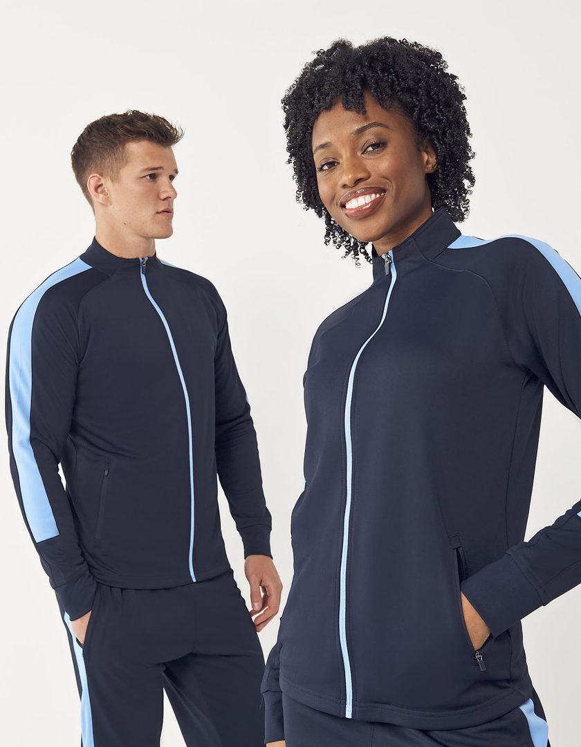 Finden+Hales Adults Knitted Tracksuit Top