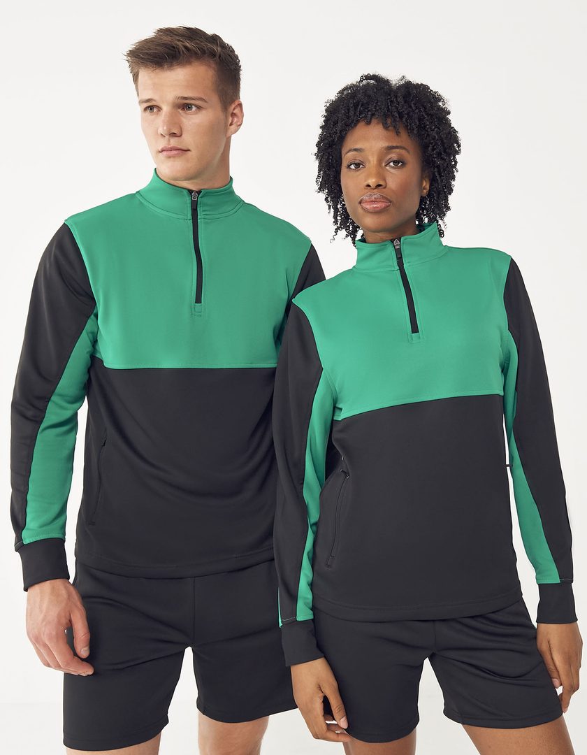 Finden+Hales Adults 1/4 Zip Tracksuit Top