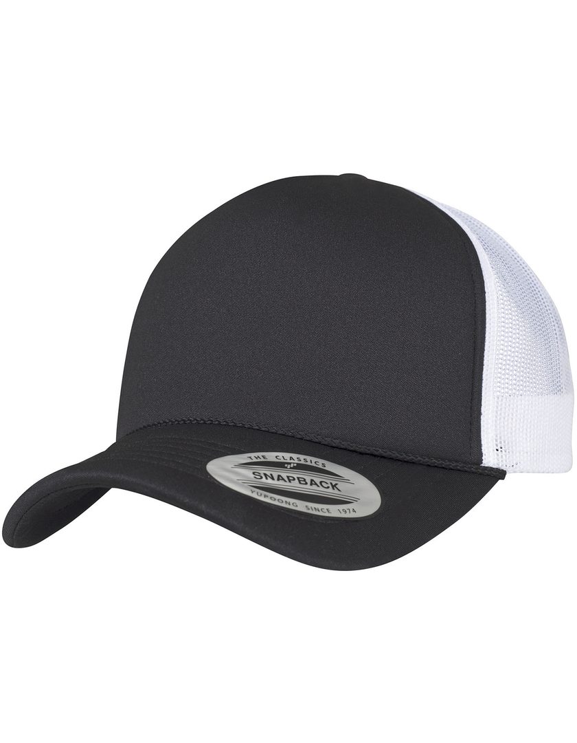 FLEXFIT Foam Trucker Cap Curved Visor