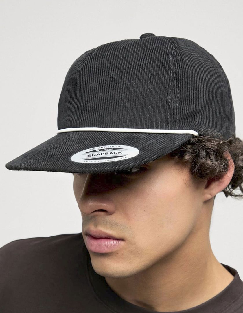 FLEXFIT YP CLASSICS Unstructured Corduroy cap with braid rope