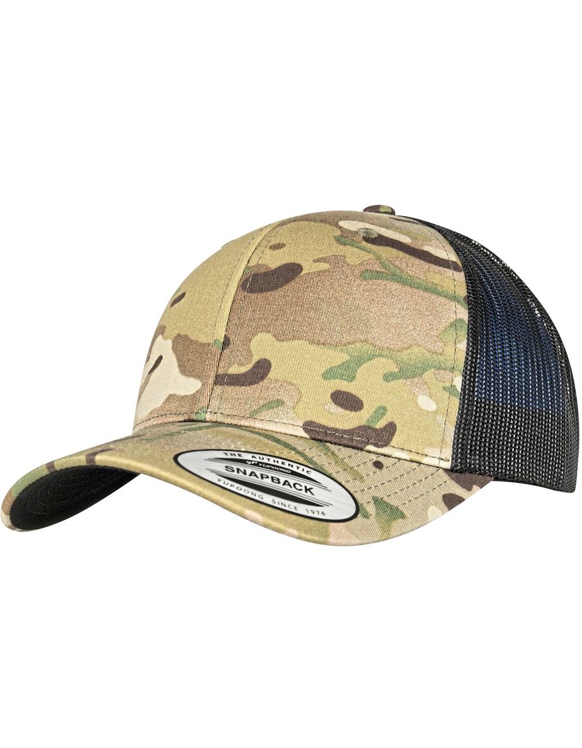 FLEXFIT Retro Trucker Multicam Cap
