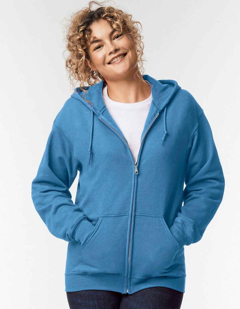 Gildan Heavy Blend™ Adult Full Zip Hooded Sweatshirt